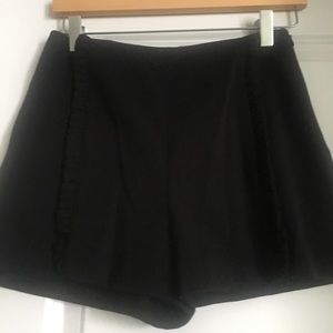 High waist black shorts